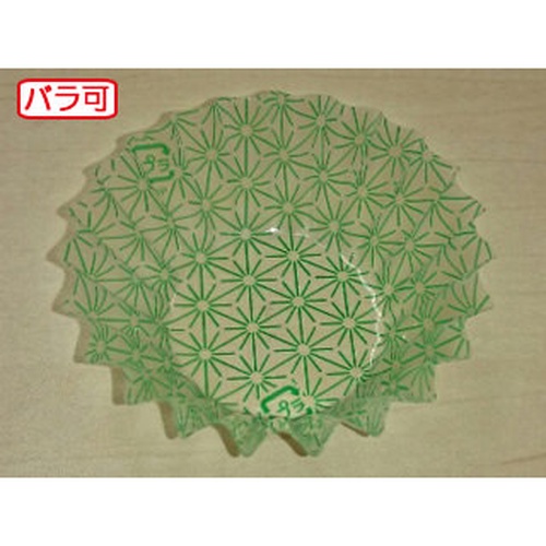セイコー おかずカップ ラミケースOPP6F星総柄(緑) 500枚