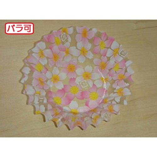 セイコー おかずカップ ラミケース OPP 8F 桜総柄 500枚入
