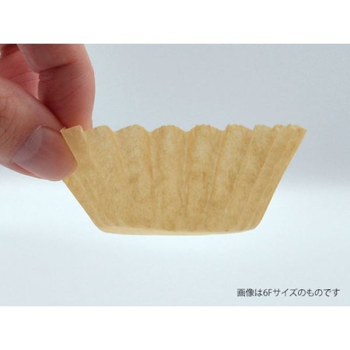 木村アルミ箔 紙カップ 耐油紙キャメルケース 5F 500枚入