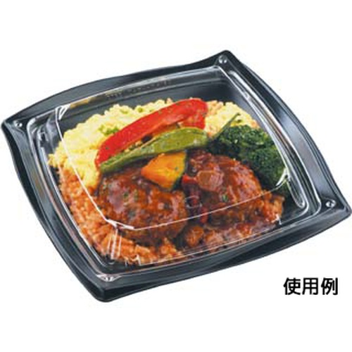 エフピコ 軽食容器 HSウェーブ-190 本体