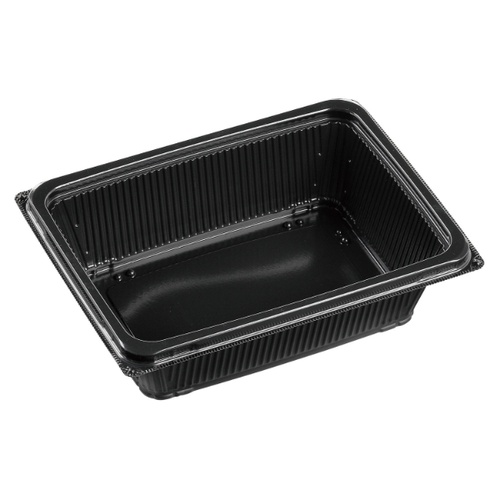 エフピコ 軽食容器 DLV角19-14R(55)MSD 黒