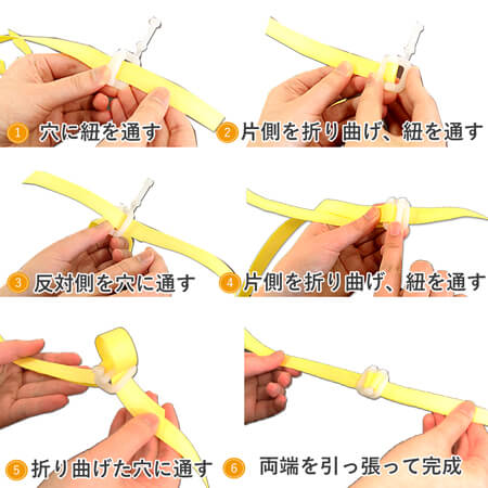 PPバンド 手締め用 幅15mm×50m巻（黄・ストッパー25個・カッター付き）