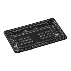 エフピコ 軽食容器 FTプレイン18-11(20) 本体 黒