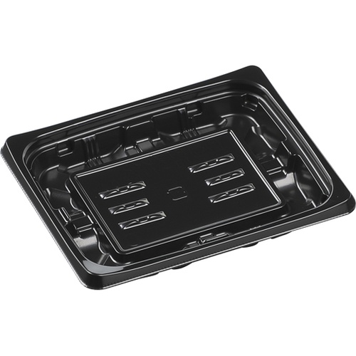エフピコ 軽食容器 FTプレイン13-11(20) 本体 黒