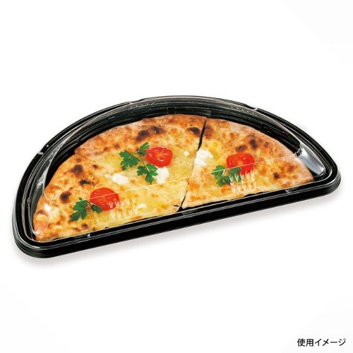 シーピー化成 惣菜容器 BFコモプレ内32ハーフ 黒 本体