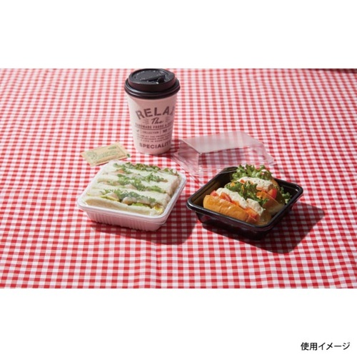 スミ サンドイッチ容器 エスコン UT 本体 白