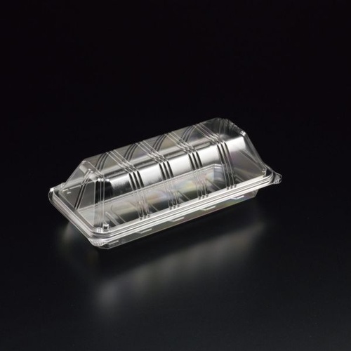 スミ 軽食容器 ユニコン LS-05-T 透明 おにぎり5個