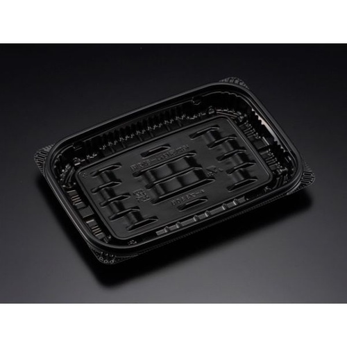 リスパック 軽食容器 バイオデリカ キープ330B K-黒 本体