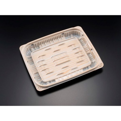 リスパック 軽食容器 バイオデリカ キープ350B K-北山杉 本体