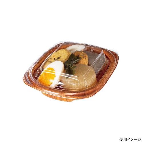 リスパック 軽食容器 ホット こんもり 16-13Bとちのき 本体