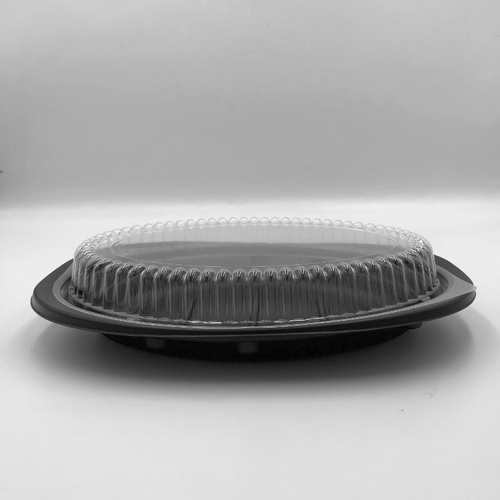 中央化学 惣菜容器 CT街デリ ランチD24BK 本体 蓋 セット