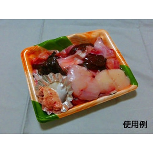 中央化学 刺身容器 みやま 20-16 木理BR