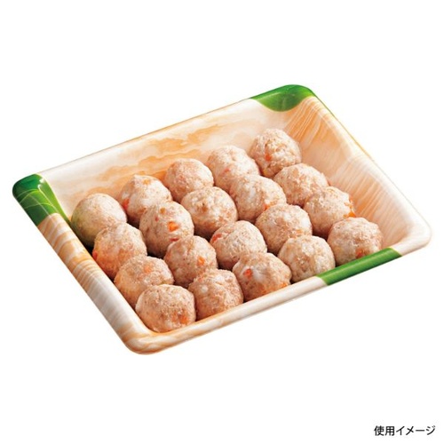 中央化学 刺身容器 ほなみ 20-16 笹木肌 本体-1