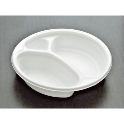 リスパック カレー容器 ごちカレー 丸 白 本体