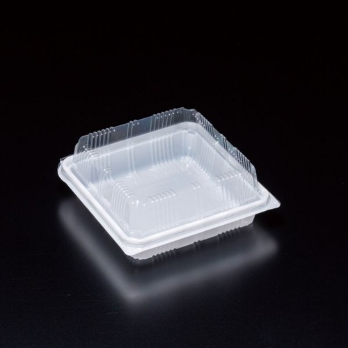 スミ 軽食容器 ユニコン LS-角4(盛) W