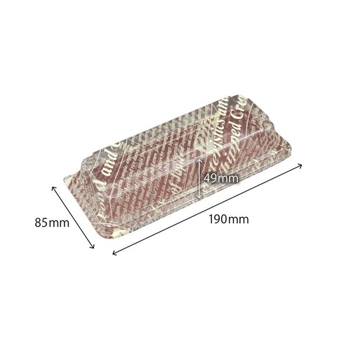 スミ フードパック ユニコン LS-72茶英字