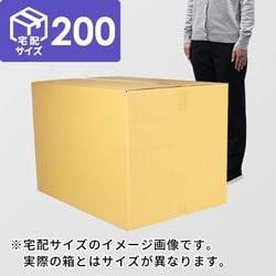 【宅配200サイズ】1100×800カゴ台車ぴったりサイズダンボール箱［ 1段2箱×3段］（720×500×590mm）5mm A/F K5×K5