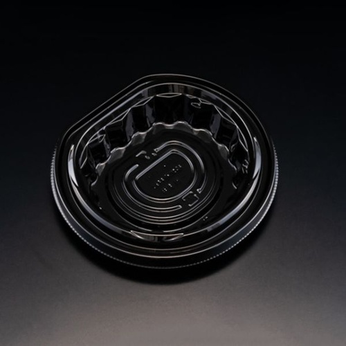 リスパック フルーツ容器 バイオ パティー 13BF 黒 本体
