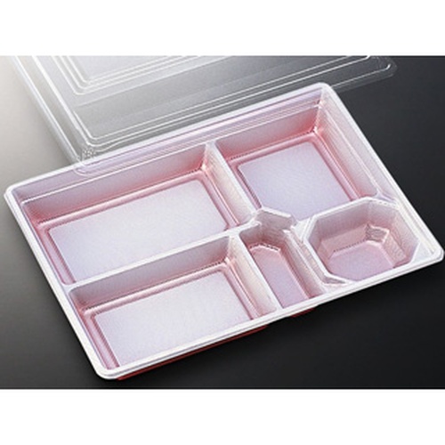 中央化学 仕出し弁当容器 DX 仕切 R-37-N ト付 蓋セット