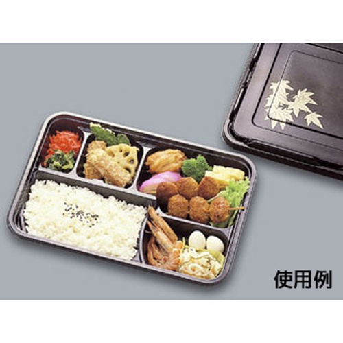 福助工業 仕出し弁当容器 KP-15 もみじ 共蓋付