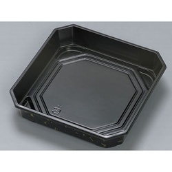 福助工業 仕出し弁当容器 紗綾 R-60H 金箔 本体