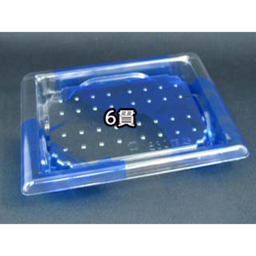 リスパック 寿司容器 A-PET 板前06B はやて青 本体