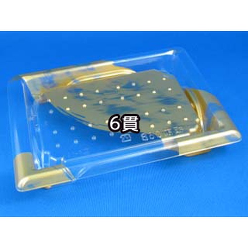 リスパック 寿司容器 A-PET 板前06B はやて金 本体