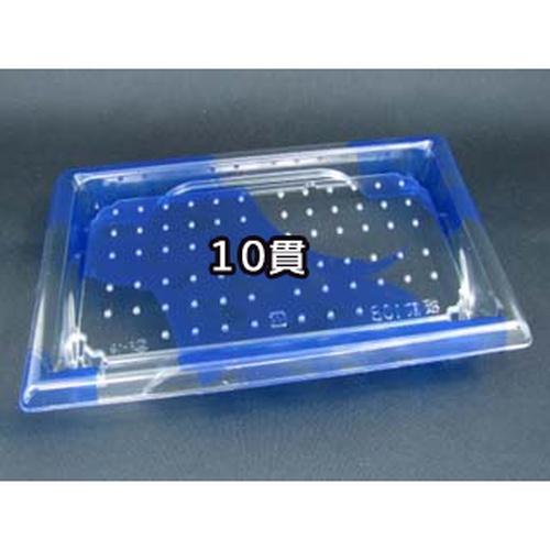 リスパック 寿司容器 A-PET 板前10B はやて青 本体