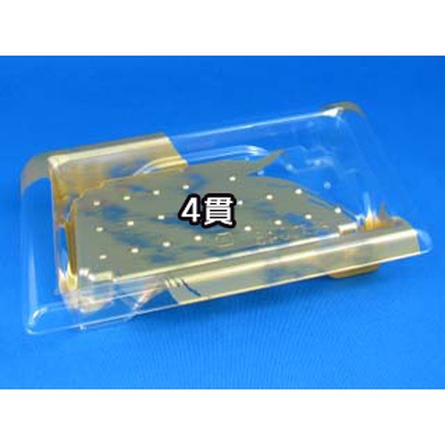 リスパック 寿司容器 A-PET 板前04B はやて金 本体