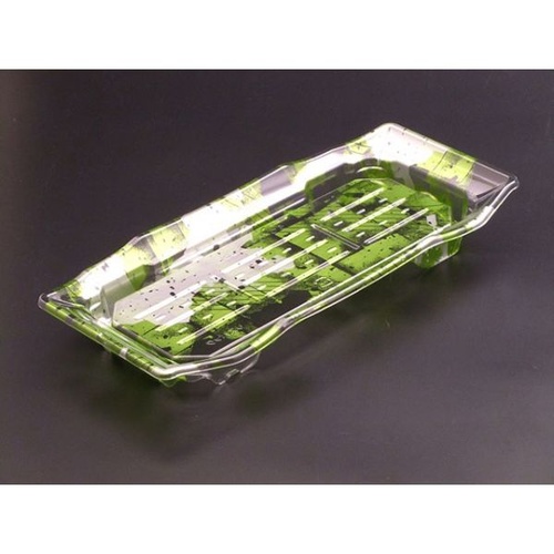 リスパック 寿司容器 A-PETうつくし盛 35B みぞれ緑 本体