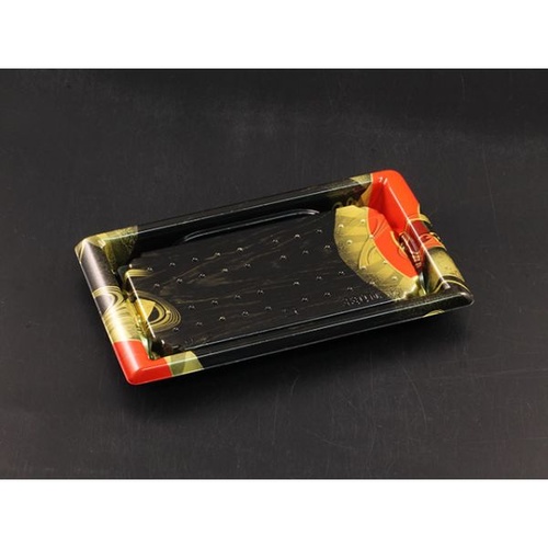 リスパック 寿司容器 板前08B せんおり赤 本体