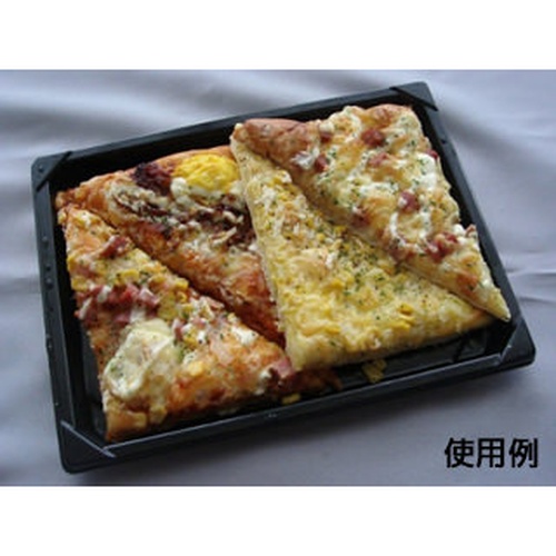中央化学 CF 寿司容器 L 3 黒-BL 本体