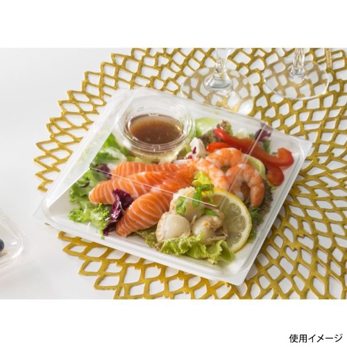 リスパック 惣菜容器 バイオ リファイン 18-16B 白 本体
