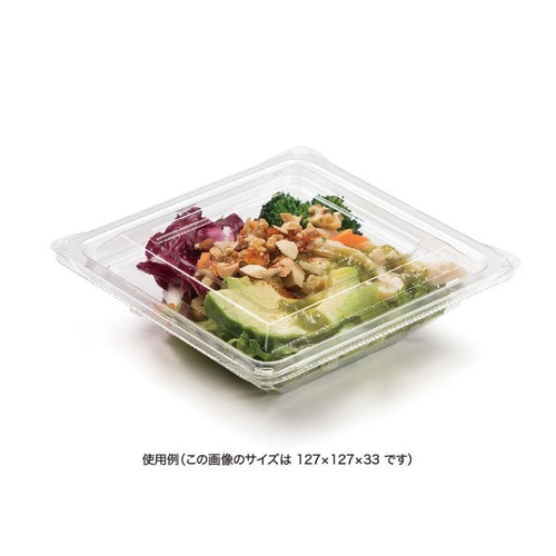 リスパック サラダ容器 バイオカップ プリズム 9-65B 本体