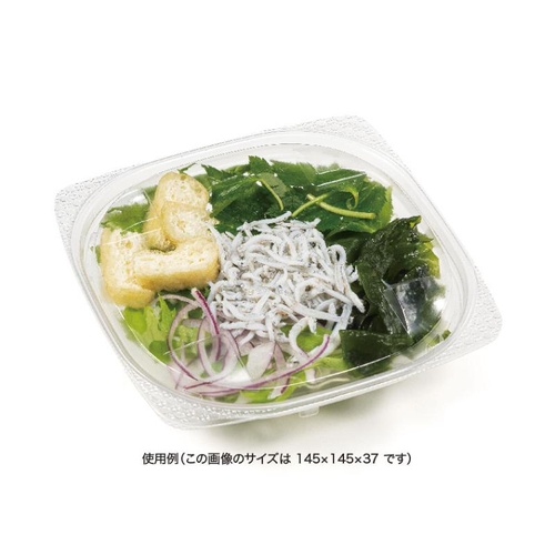 リスパック サラダ容器 バイオ ハクリア 15-42B 本体