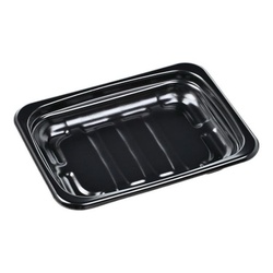 エフピコ 発泡トレー BOX-28-21(40) 本体 黒