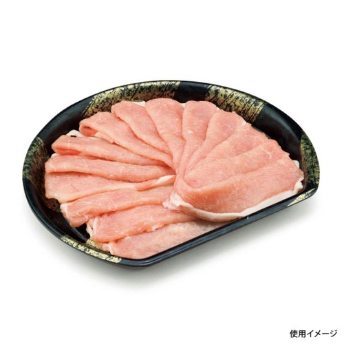 リスパック 発泡トレー 半月1.5 筆しぶき 本体
