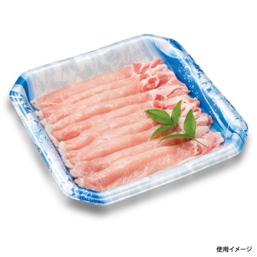 リスパック 発泡トレー うましゃぶ20-20B ひおりブルー 本体