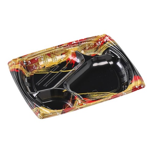 エフピコ 弁当容器 MSDプライム24-19-1 本体 優雅赤