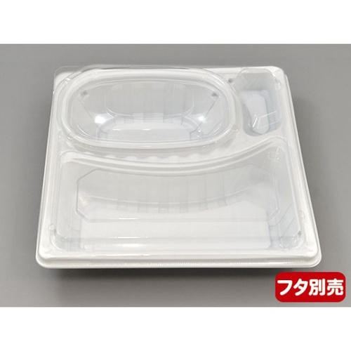 エフピコチューパ 弁当容器 デリカランチDL-23-23 白 本体
