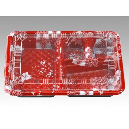 エフピコチューパ 弁当容器 CY-1-1 ゆたか赤セット(エコOP)