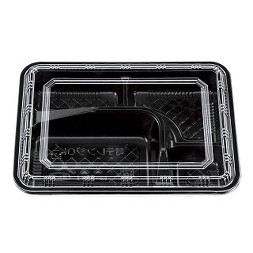 エフピコチューパ 弁当容器 M-53-1 黒セット(V)