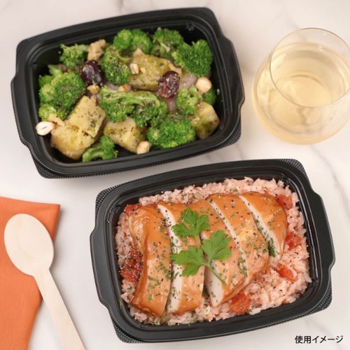 エフピコチューパ 弁当容器 FL-18-13(35) 黒本体(R)