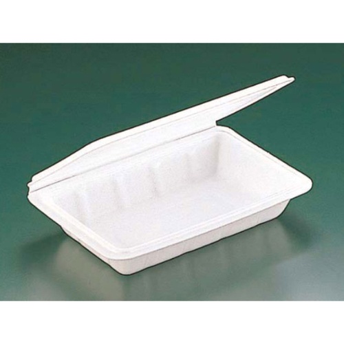 リスパック 弁当容器 折り蓋 中 白