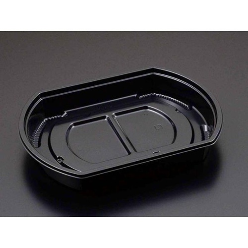 リスパック 弁当容器 饗膳 小判20B 本体 黒