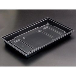 リスパック 弁当容器 饗膳 150B 本体 黒