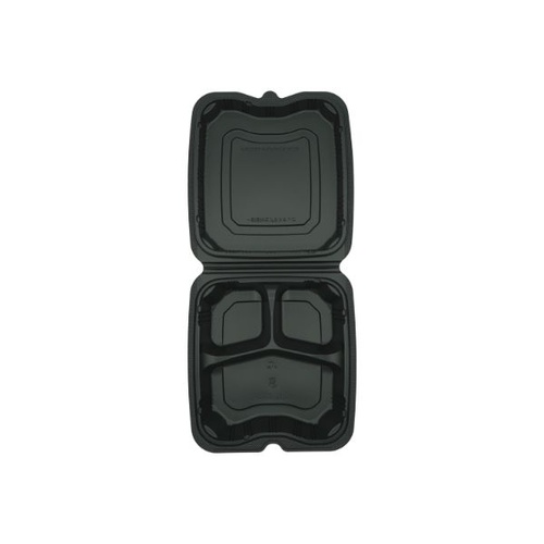 リスパック 弁当容器 バイオデリカ シェルBOX70-1 黒