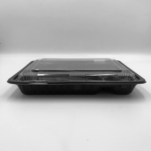 中央化学 弁当容器 CTガチ弁L IK24-20C2BK 本体 蓋セット