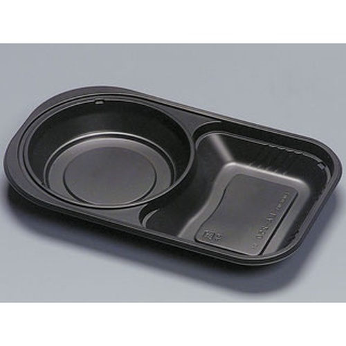 福助工業 弁当容器 フルレンジLA-250H 本体 黒 新