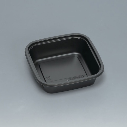 福助工業 弁当容器 耐寒耐熱容器TR-32H 黒 本体